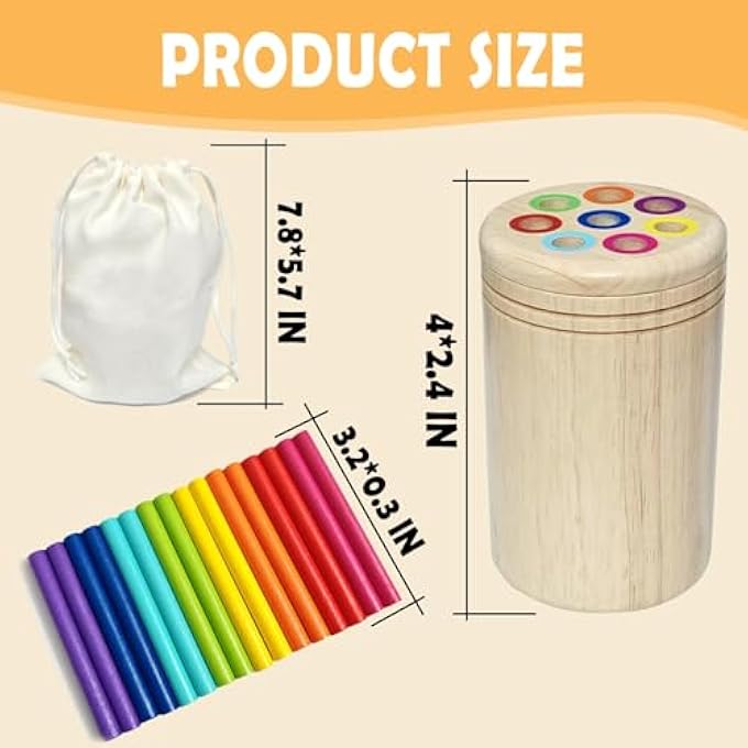 MONTESSORI TOYS FOR TODDLER KID TOYS, TODDLER COLOR SORTING PRESCHOOL LEARNING ACTIVITIES, FINE MOTOR SKILLS SENSORY TOYS FOR TODDLERS 1 2 3 YEAR OLD GIRL BOY BABY GIFTS - Image 3