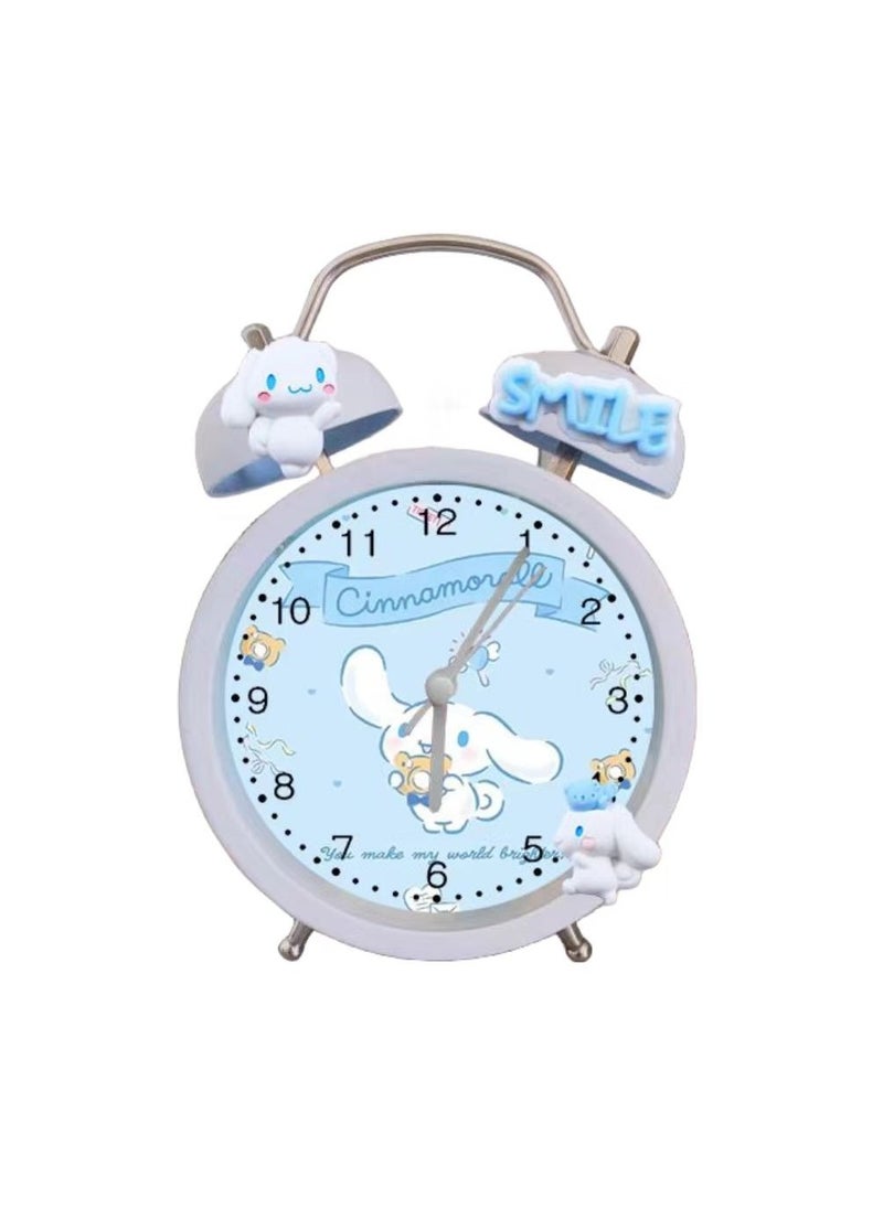 KUYING - Cartoon Creative Ringing Alarm Clock Student Bedroom Living Room Super Silent Lazy Person Alarm Clock - Image 1