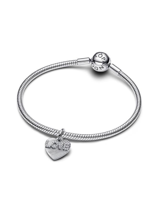 PANDORA Engravable Love Heart Dangle Charm - Image 3