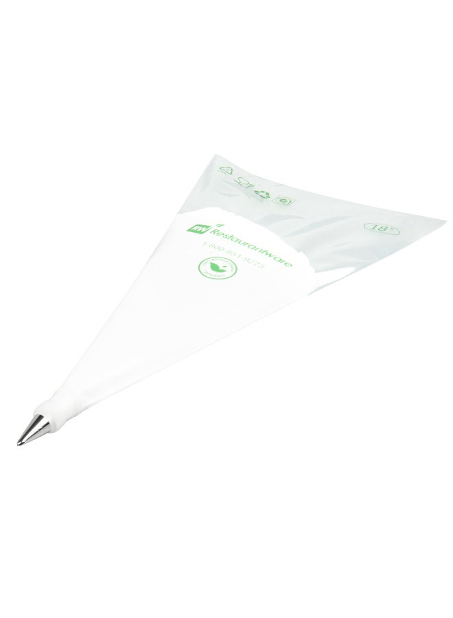 Restaurantware Pastry Tek Leaf Icing Tip, 1 Reusable Piping Tip - #67, Dent-Resistant, Stainless Steel Decorating Cake Tip, Dishwasher-Safe, Decorate Cupcakes, Cakes, or Cookies - Image 2