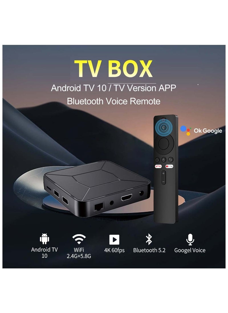 OTT - OTT 4K Android TV Box – Google TV Edition | Ultra HD Streaming | Voice Remote | Chromecast Built-in | Dolby Audio - Image 1