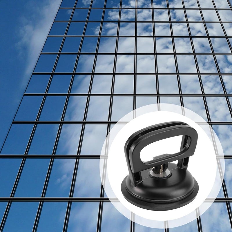 أداة رفع الزجاج Ciieeo مصنوعة من الألمنيوم عالي الجودة، ذات فك واحد، مزودة بكأس شفط، وأداة نقل بالفراغ مُعززة لمعالجة البلاط والزجاج. - Image 4