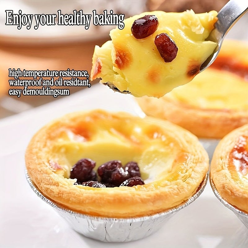 100 Disposable Mini Aluminum Pie Pans 2.87 Inch for Baking Cooking - Image 4
