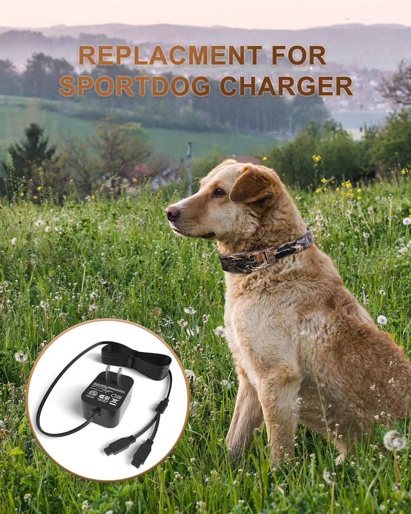 VHBW Charger Replacement for SportDOG Remote Trainer SD-425, SD-425S, SD-425CAMO, SD-825 - Image 2
