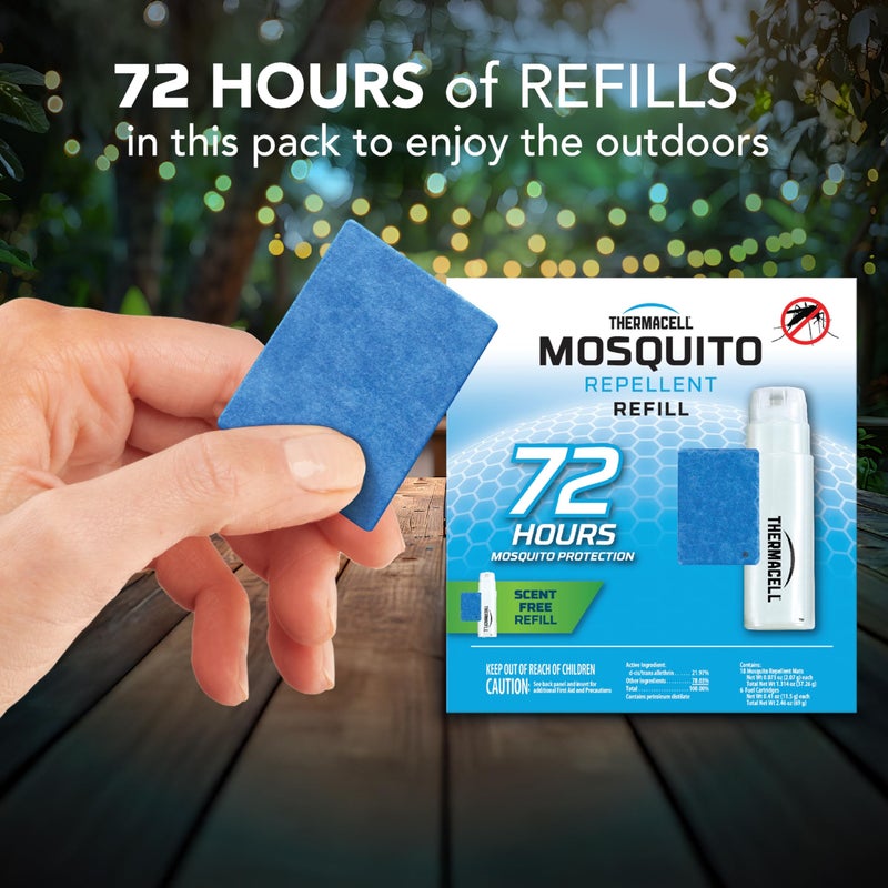 Thermacell Mosquito Repellent Refills; Compatible with Any Fuel-Powered Thermacell Repeller; Highly Effective, Long Lasting, No Spray or Mess; 15 Foot Zone of Mosquito Protection - Image 3