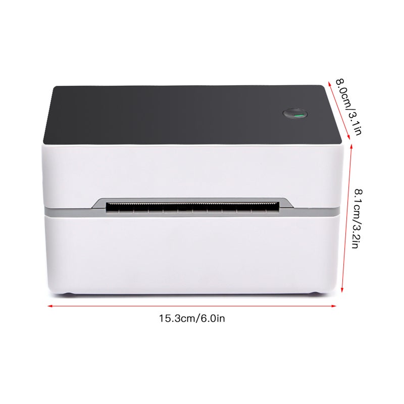 Desktop Thermal Label Printer: 203DPI Resolution, Auto Feed Paper, No Ink Cartridge - High Speed 150mm/s Printing, Multi-Paper Compatibility for Warehouse, Supermarket, Retail Store, Office & Home - Image 5