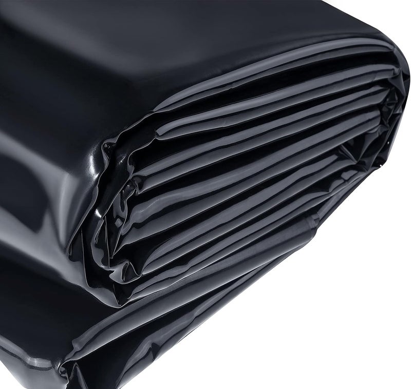 KLEWEE 10 x 13ft Pond Liner, 20 Mil LDPE Heavy Duty Pond Liners, Black Fish Safe Pond Liner for Koi Ponds, Waterfall, Stream, Fountains and Water Gardens - Image 3