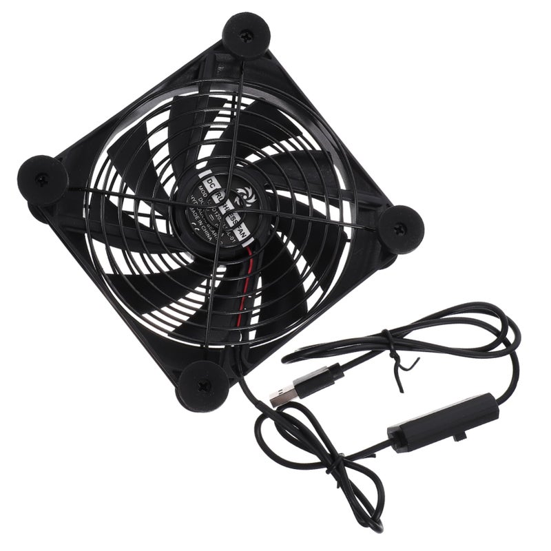 USB Cooling Fan 5V Low Noise for Router PC Hard Drive Efficient Radiator - Image 2