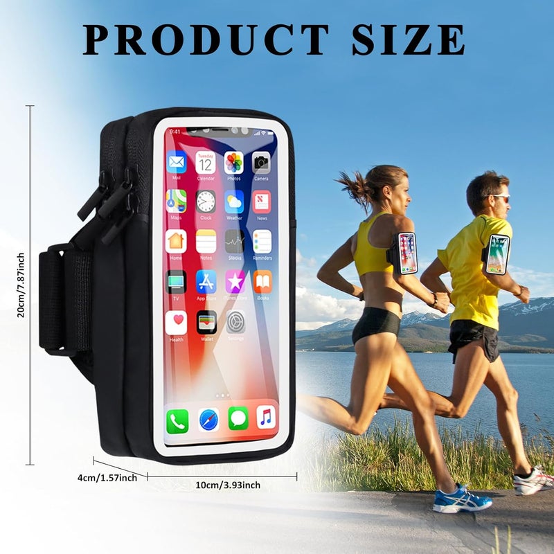 MOVOYEE حامل هاتف لذراع الجري لحامل الهاتف المحمول آيفون 16 16e 15 14 13 12 11 برو ماكس Xs Xr X بلس SE ميني سامسونج جالاكسي ألترا S25، أذرع رياضية تناسب التمارين الرياضية، الجيم، والمشي في الطبيعة - Image 5
