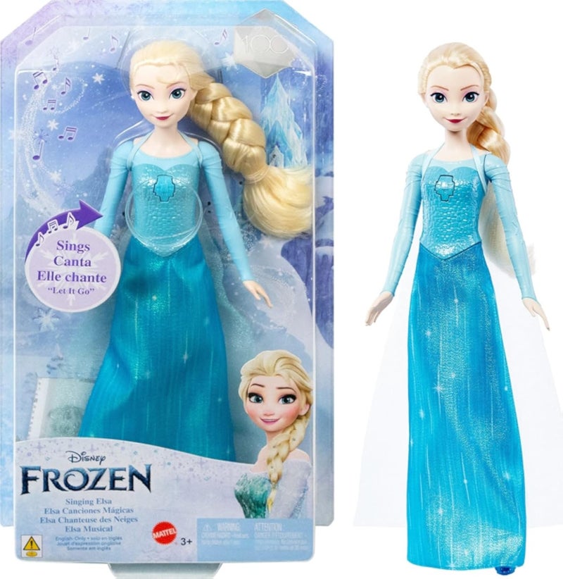 Barbie Frozen Fashion Dolls Singing Doll Elsa - English