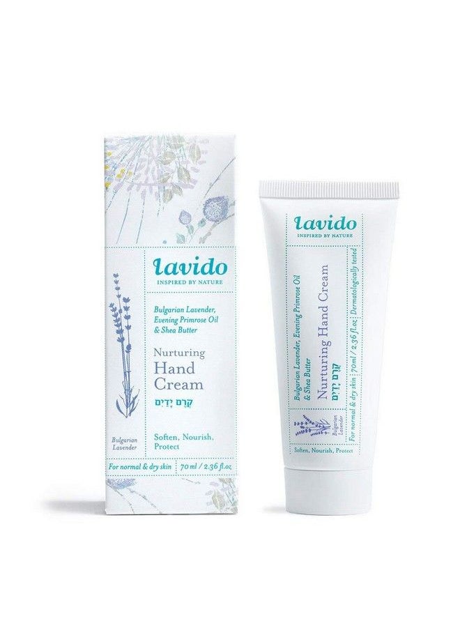 Lavido Natural Nurturing Hand Cream (2.36 Fl Oz 70 Ml) (Bulgarian Lavender & Evening Primrose Oil)  - Image 2
