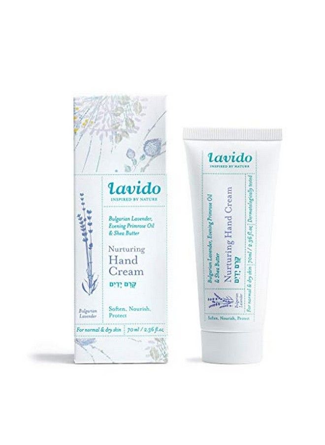 Lavido Natural Nurturing Hand Cream (2.36 Fl Oz 70 Ml) (Bulgarian Lavender & Evening Primrose Oil)  - Image 1