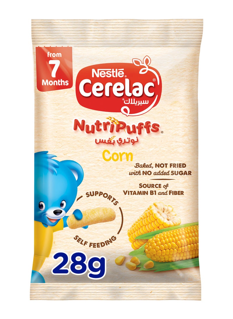 Cerelac Nutripuffs Corn Stick Plain 28g  - Image 1