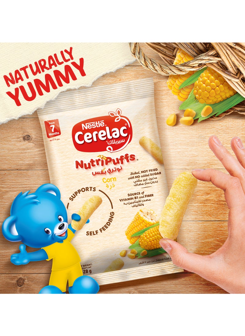Cerelac Nutripuffs Corn Stick Plain 28g  - Image 3