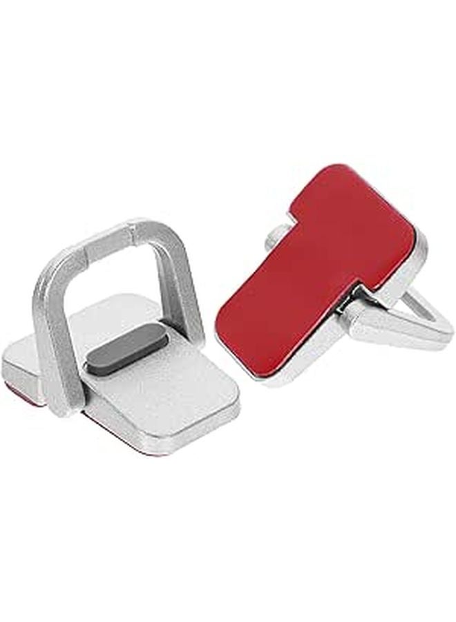 Metal Laptop Stand Portable Adjustable Heightening Cooling Riser for Notebook Computer Office Home Use 2 Pack - Image 1