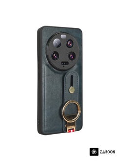 Zaboon For Xiaomi 13 Ultra Wrist Band Leather Back Phone Case (Blue)  - Image 1