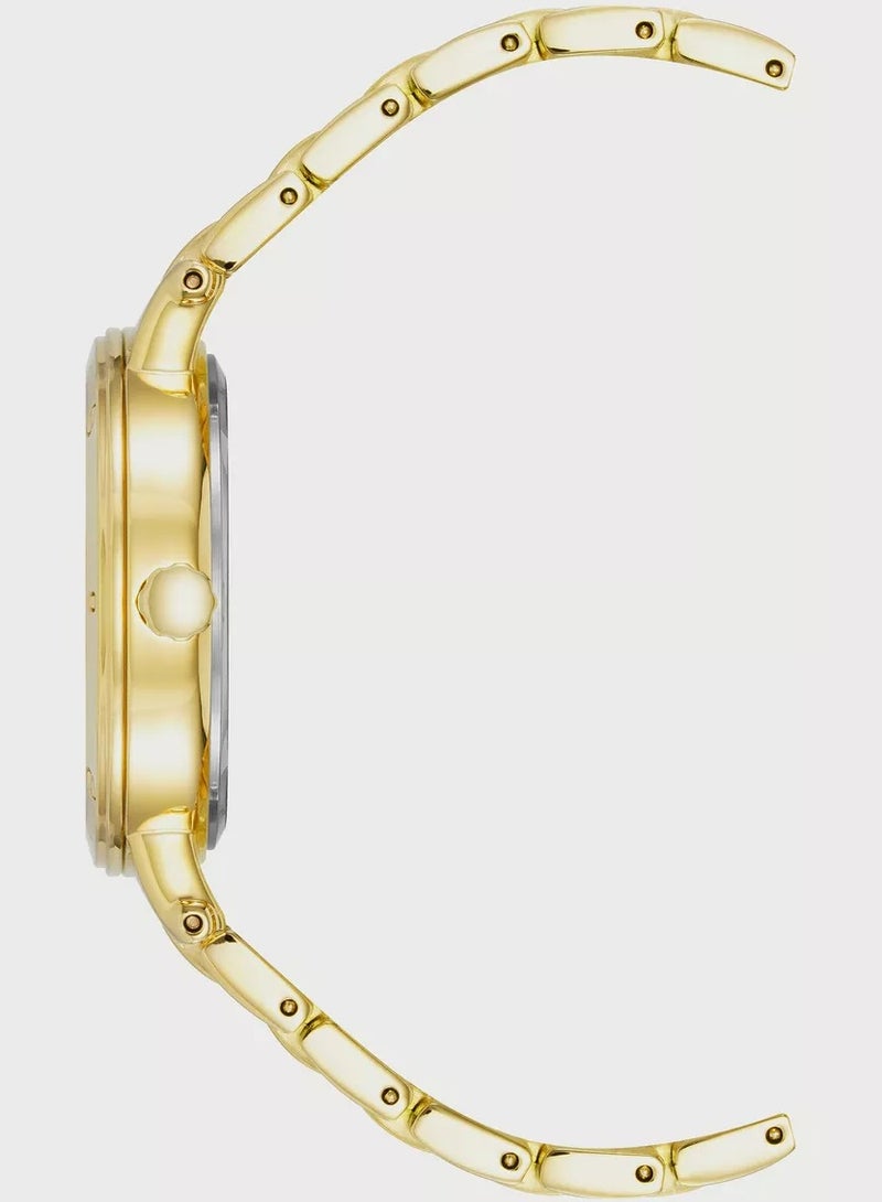 Anne Klein Women's Gold Analog Stainless Steel Strap Watch AK4012WTGB - Image 2