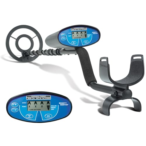 Bounty Hunter Quick Silver Metal Detector for Adults & Kids – Waterproof 8" Coil, LCD Display, Lightweight & Easy to Use, Finds Gold, Coins, Jewelry – Made in USA - Image 1