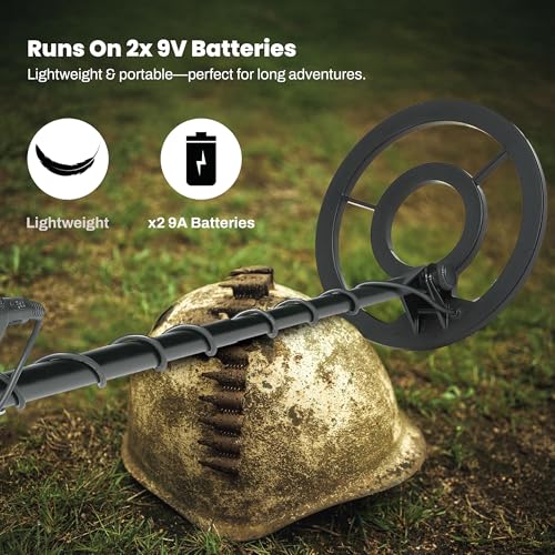 Bounty Hunter Quick Silver Metal Detector for Adults & Kids – Waterproof 8" Coil, LCD Display, Lightweight & Easy to Use, Finds Gold, Coins, Jewelry – Made in USA - Image 2