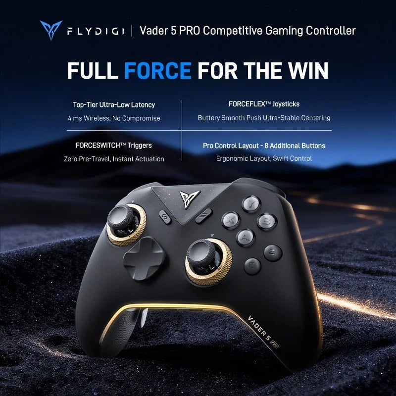 Flydigi Vader 5 Pro V2 Global Version Wireless Bluetooth Gamepad Controller, Multi-Platform, for PC, Switch 2, Mobile, Steam - Image 2