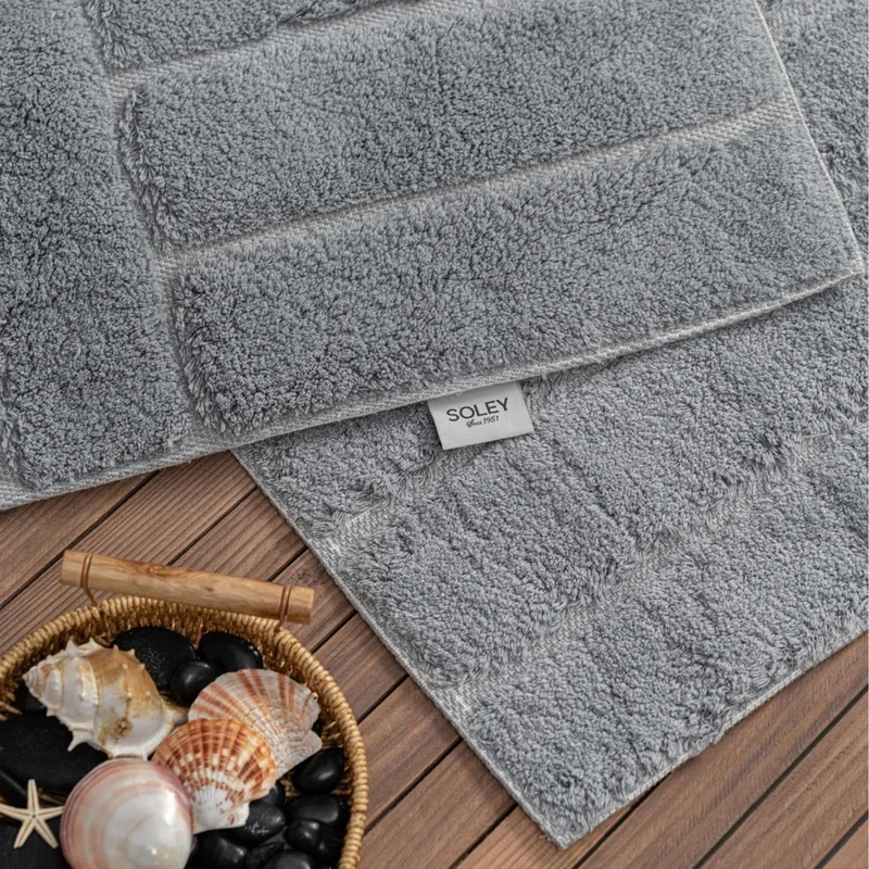 سولي | Aurora | Cotton 2-Piece Bathroom Rug Set