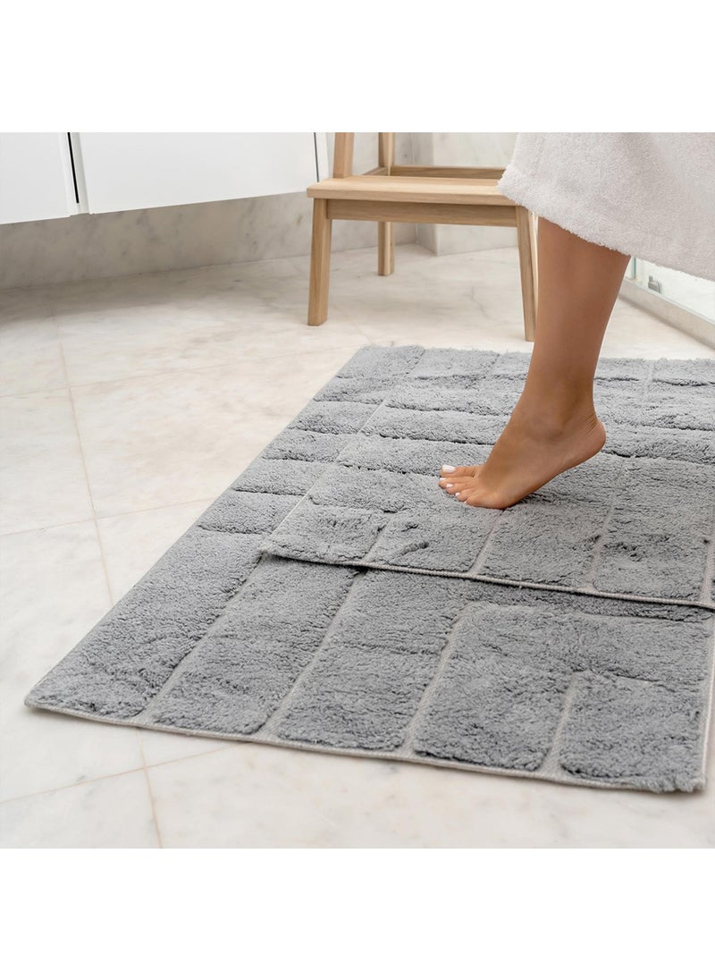 | Aurora | Cotton 2-Piece Bathroom Rug Set - pzsku/Z4101CFBAF7ED6E700684Z/45/_/1730650424/dbaafc51-9cc1-4bef-adb5-97de79535937