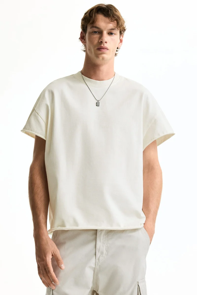 H&M Oversized Fit Cotton T-shirt
