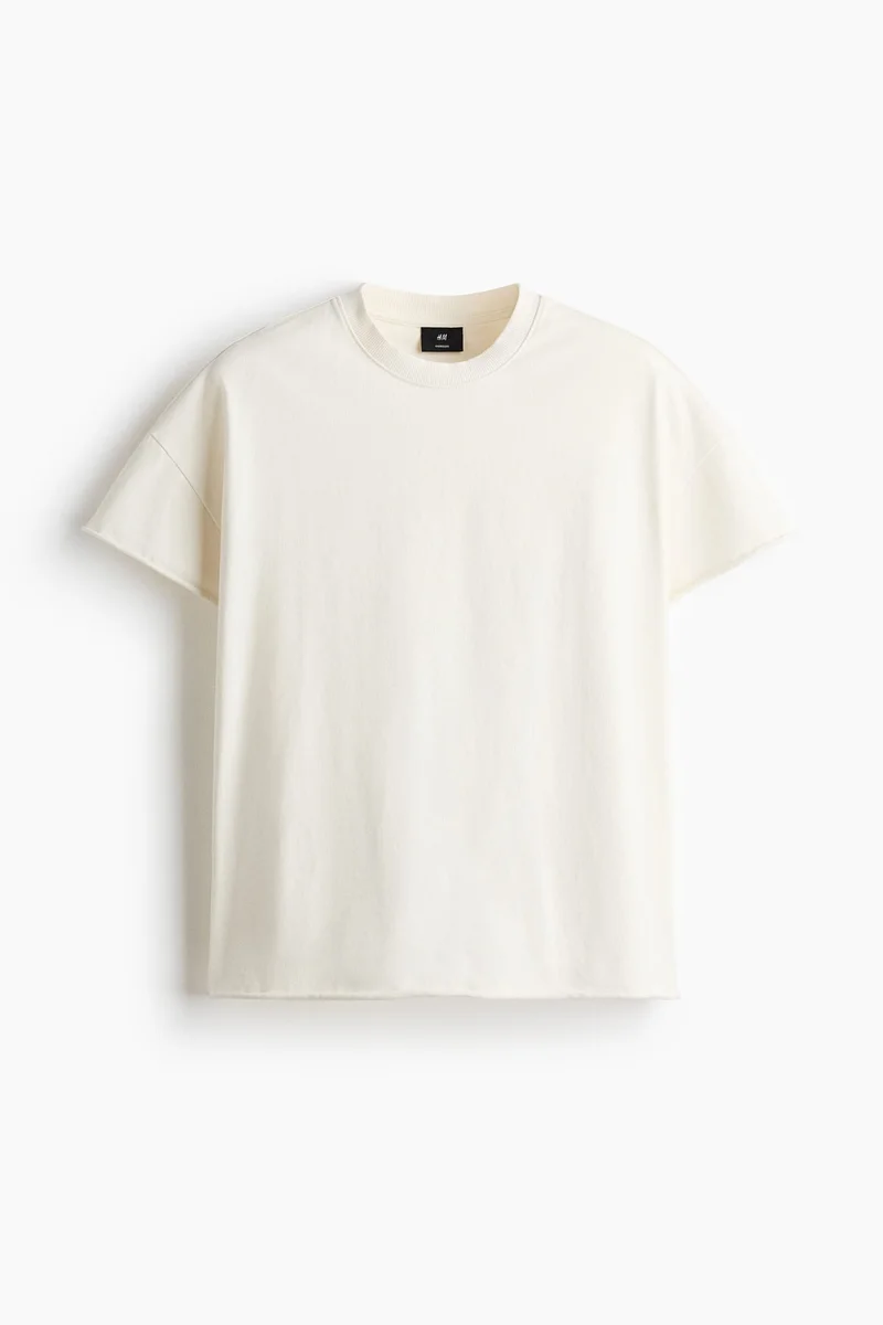 H&M  Oversized Fit Cotton T-shirt for Men | Best Price UAE