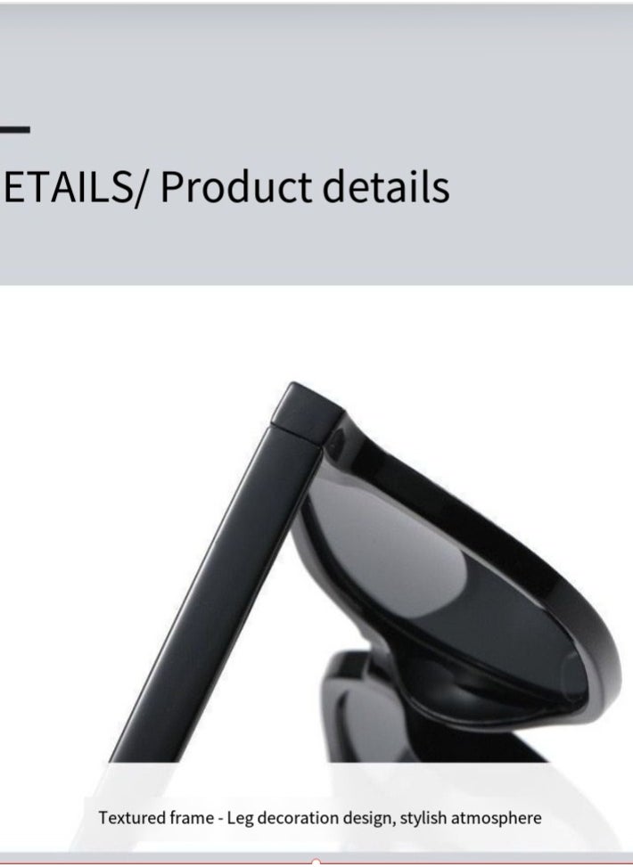 General Retro round sunglasses for men and women fashion colored UV400 sunglasses two point rice nail gradient color sunglasses summer plain sunglasses  - Image 4