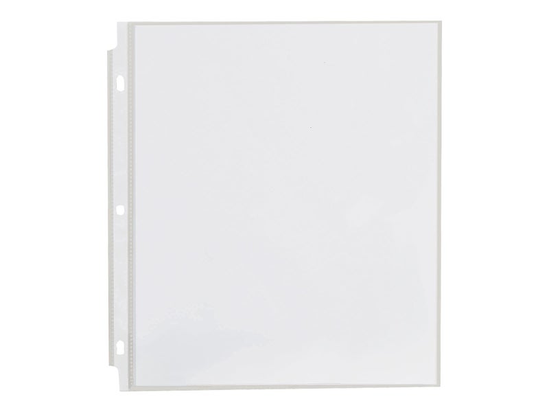 UNIVERSAL Top-Load Poly Sheet Protectors, Standard, Letter, Clear, 100/Box - Image 2