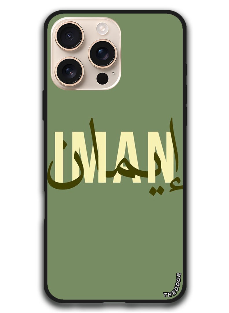 Theodor Protective Case Anti Scratch Shock Proof Bumper Cover For iPhone 16 Pro (6.3)-inch IMAN  - Image 1