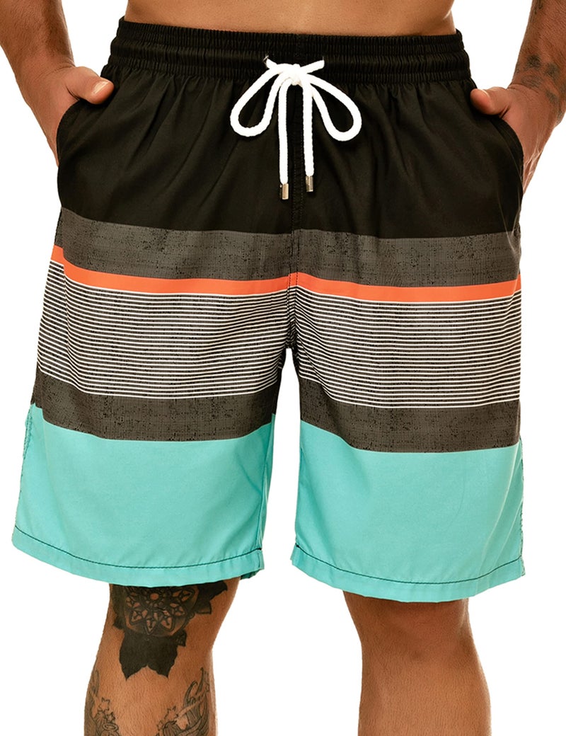 KAILUA SURF Big and Tall Mens Swim Trunks, 9" Mens Designer Bathing Suit Boardshorts - Image 1