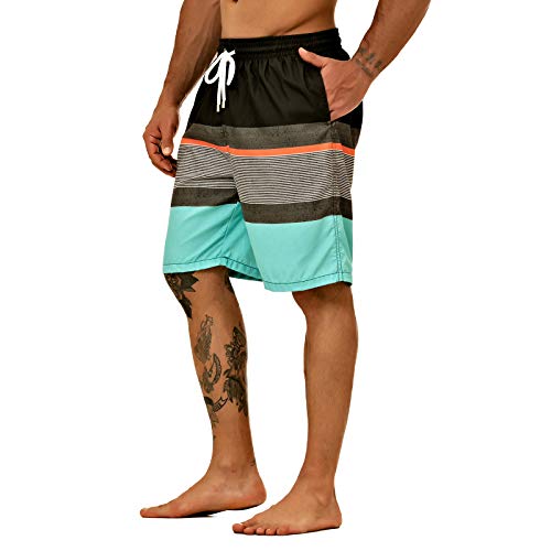 KAILUA SURF Big and Tall Mens Swim Trunks, 9" Mens Designer Bathing Suit Boardshorts - Image 3