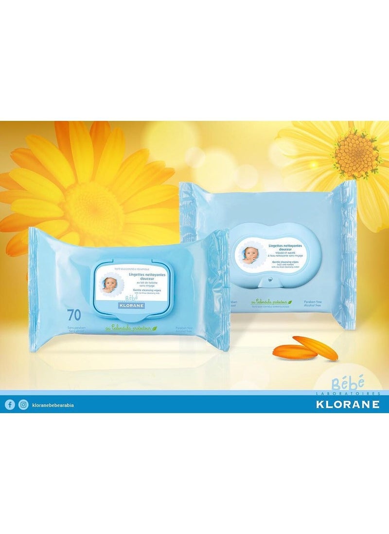 Cleansing Baby wipes with soothing Calendula 70 count - pzsku/Z410216EBC028F53CAC03Z/45/_/1645954926/31d4e1b9-3742-4318-935c-24778d7c2fe0