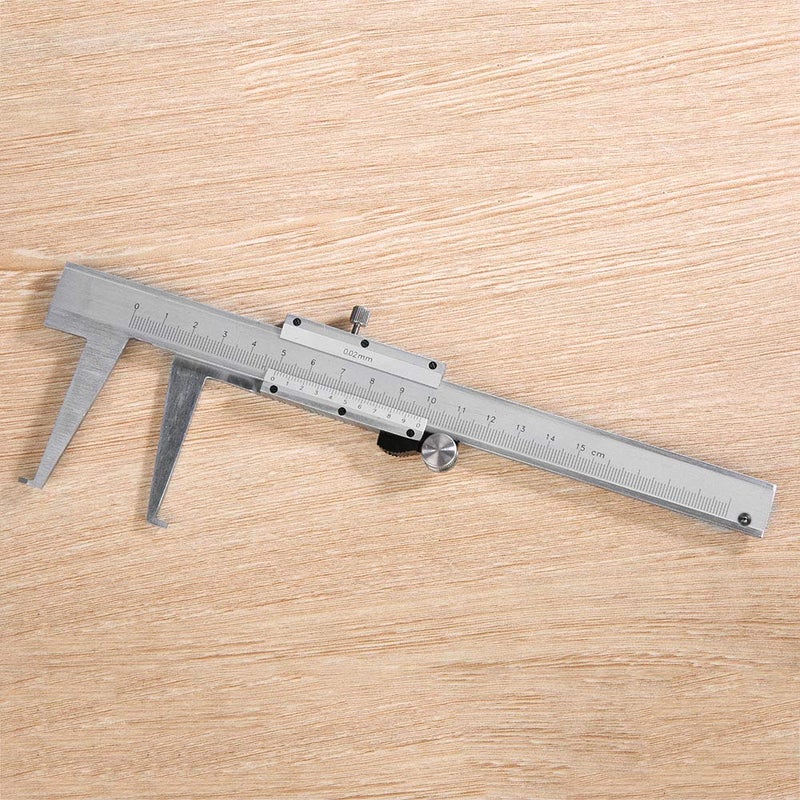 فرجار الفولاذ المقاوم للصدأ 0-150 ملم مع قرص قياس لأخذ قياسات الأخاديد الداخلية - Image 5