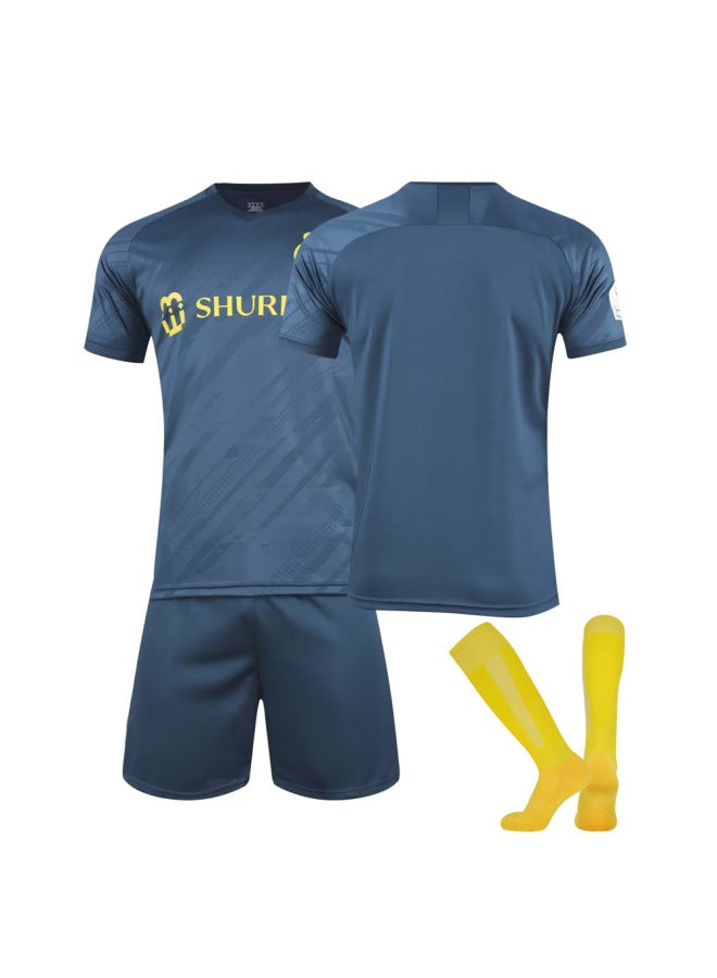 2223 Saudi Arabia Riyadh Victory Team Ronaldo Jersey No.7 Football Clothes Children's Football Team Clothes Printing