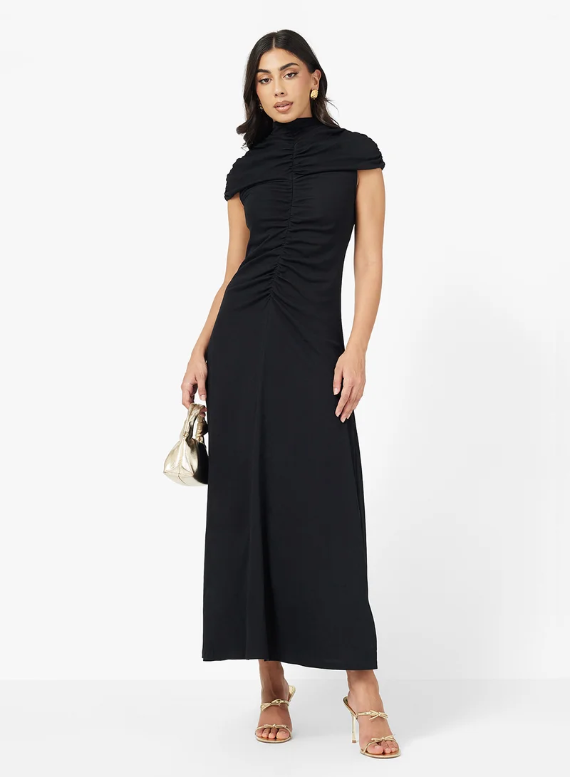 ELLA Ruched A-line Dress