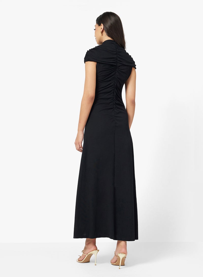 ELLA Ruched A-line Dress - Image 2