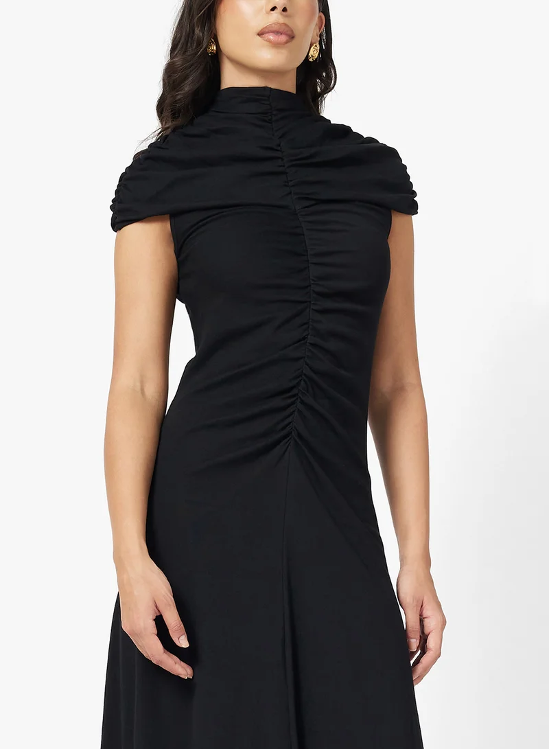 ELLA Ruched A-line Dress