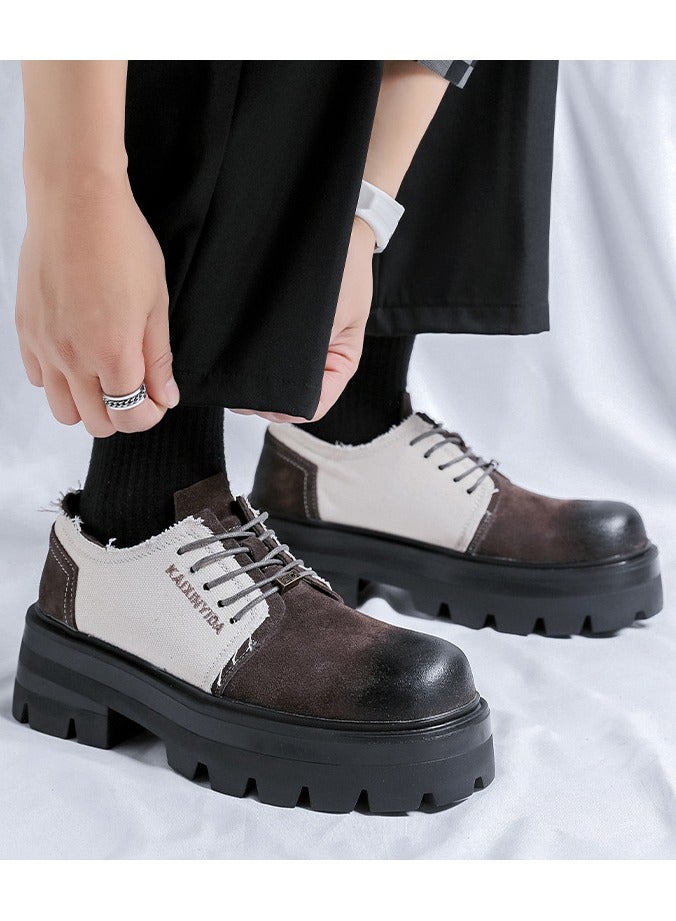 Warrior Versatile Retro Casual Leather Shoes  - Image 4