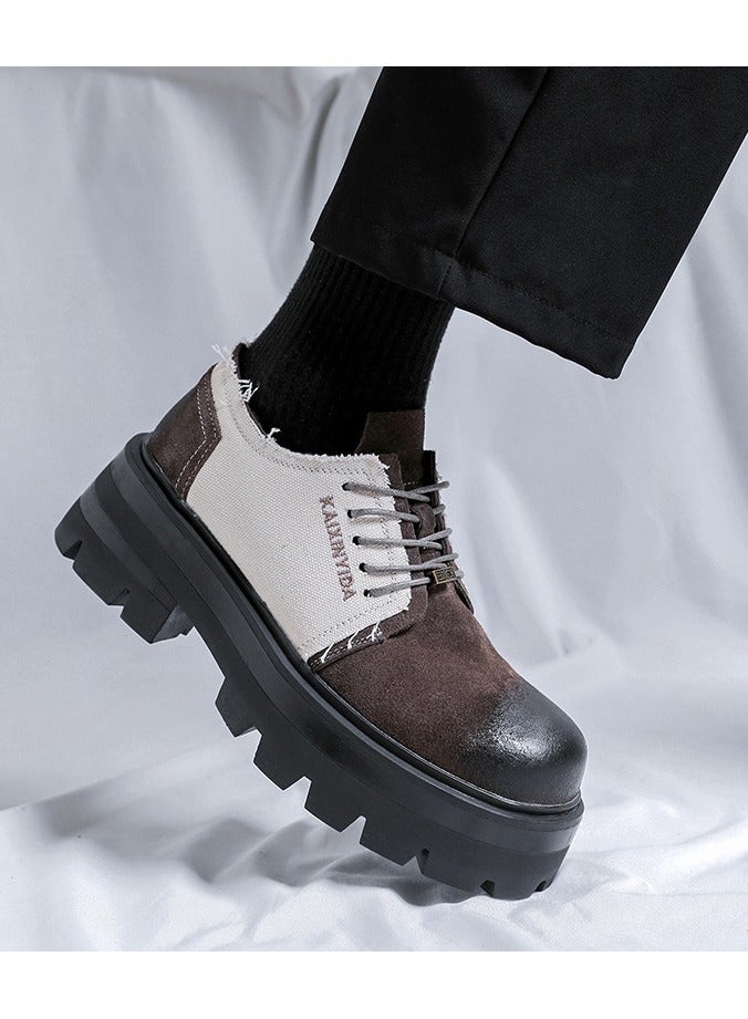 Warrior Versatile Retro Casual Leather Shoes  - Image 5