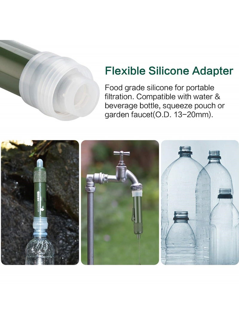Y&D Outdoor Water Filter, 0.01 Micron Ultra Portable Emergency Personal Mini Purifier, Lightweight Filter Straw for Hiking, Camping, Preparedness - Image 4