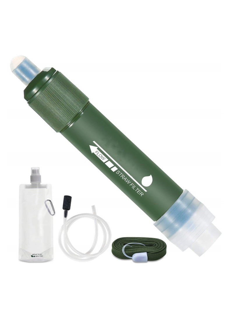 Y&D Outdoor Water Filter, 0.01 Micron Ultra Portable Emergency Personal Mini Purifier, Lightweight Filter Straw for Hiking, Camping, Preparedness - Image 1