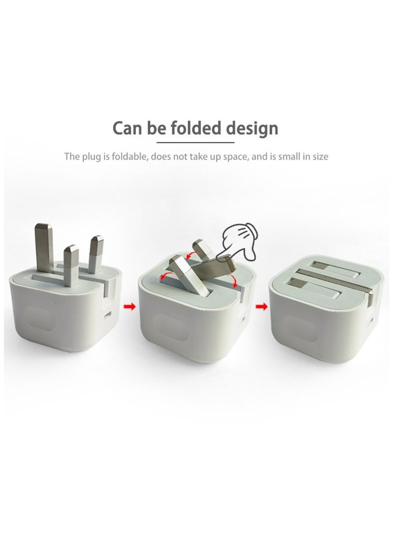 Filly Charger, 20W PIQ 3.0 Durable Compact Fast Charger, PowerPort III USB-C Charger for iPhone 14 Pro Max/14 Pro/14 Plus/14/13/12/11, Galaxy, iPad/iPad mini, and More White  - Image 4
