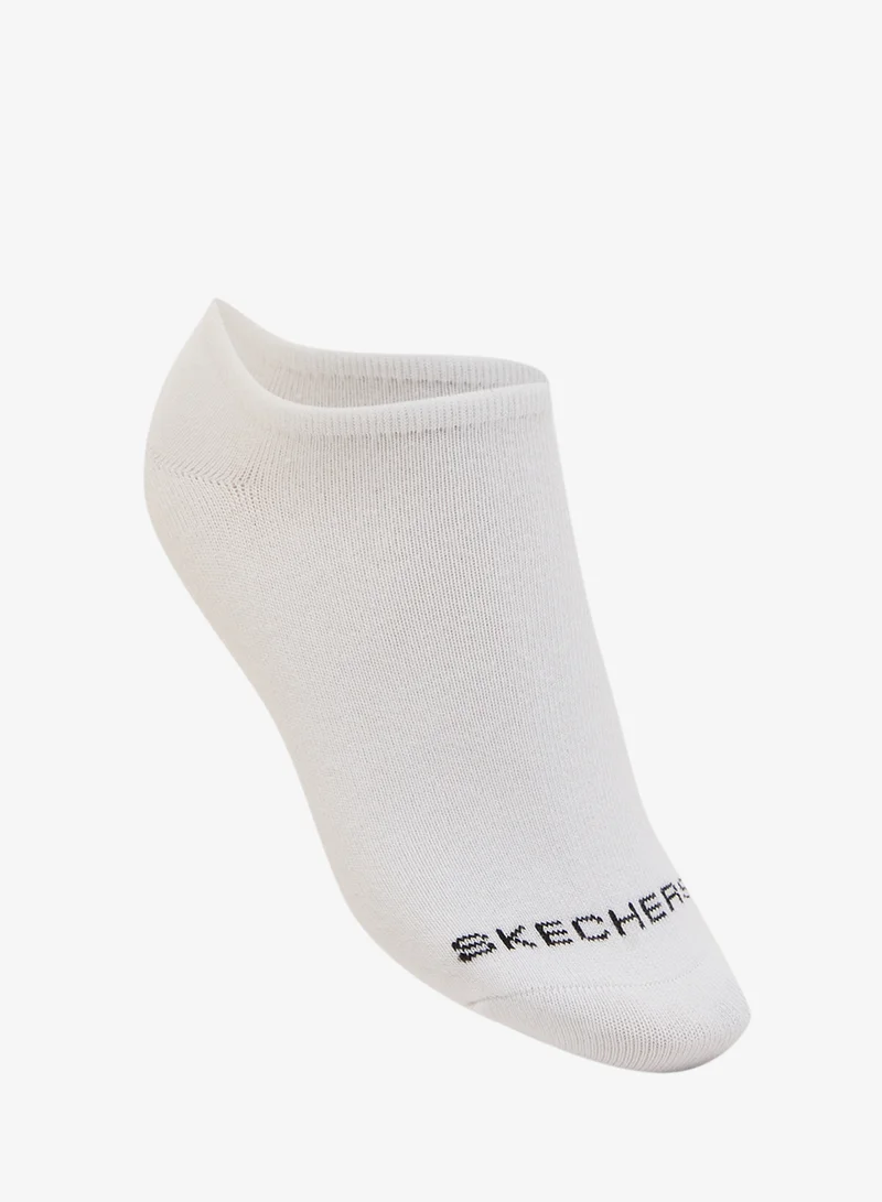 Skechers  3 Pack Non-Terry No-Show Socks for Women | Best Price UAE