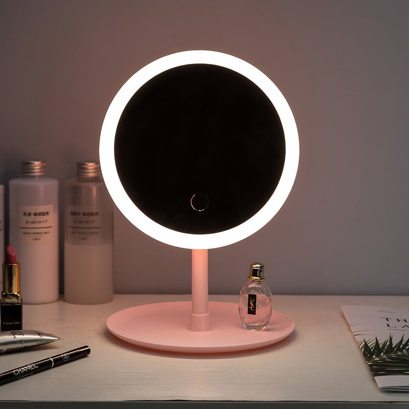 Led Makeup Mirror Smart Vanity Mirror Desktop Mirror With Light Student Fill Light Mirror Beauty Mirror Dimmable - Image 5