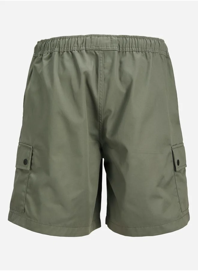 JACK & JONES Jack & Jones Mid Rise Regular Fit Cargo Shorts