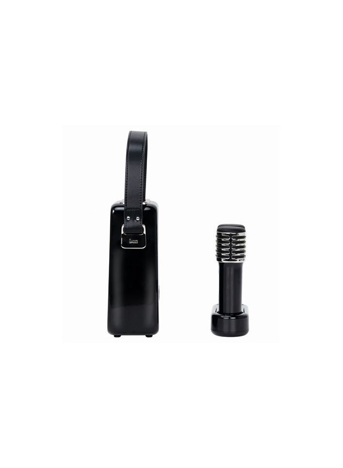 Divoom Songbird-HQ2 Bluetooth Speaker, Karaoke Machine with 2 Wireless Microphones, 50W Sound Speaker, Audio Mixer Karaoke System for Home Outdoor, Support TF/AUX/USB, Black - Image 4