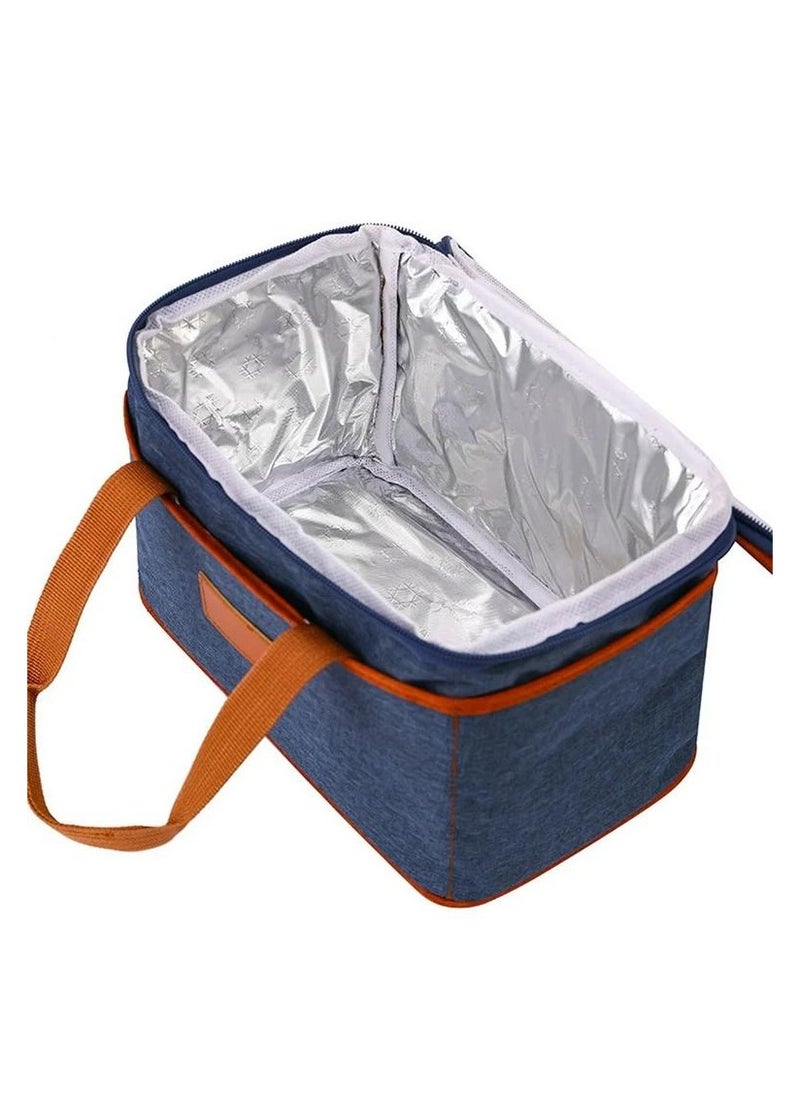 VIO Thermal Meal Bag Hot Cold Portable Insulated Lunch Box Bag Travel Picnic Cooler Tote Bag for Office Work School College for Men Women Boys Girls Indoor Outdoor  Everyday Use  - Image 2