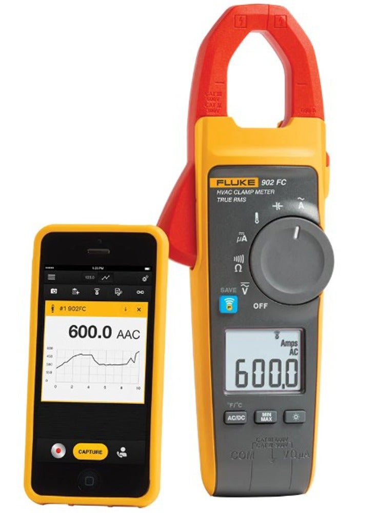 FLUKE-902 FC TRMS Wireless HVAC ClampMeter